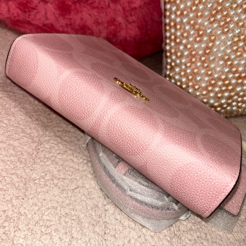 NEW Coach Slim Crossbody Bag in Powder Pink/LM - Picture 4 of 10